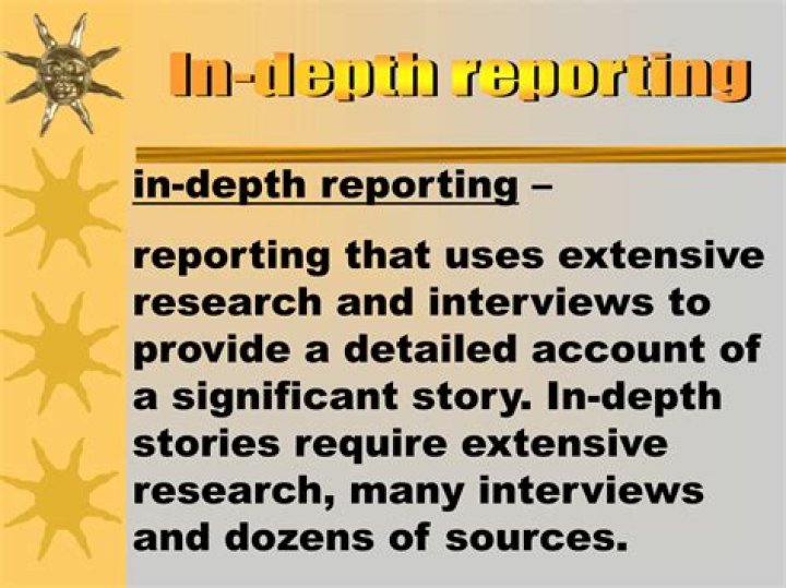 In-Depth Reporting And Community Advocacy