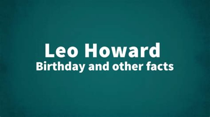 Leo Howard Birthday