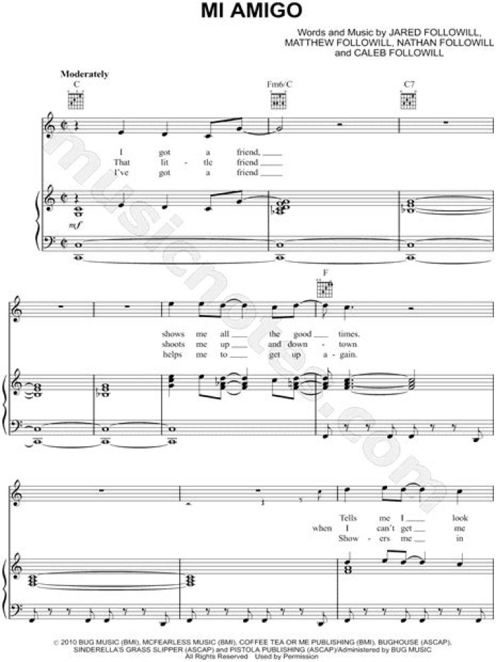 "Mi Amigo" By Kings Of Leon